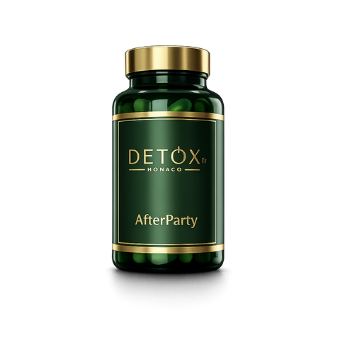 After Party Detox — complément détox foie et récupération après les excès, flacon noir Detox